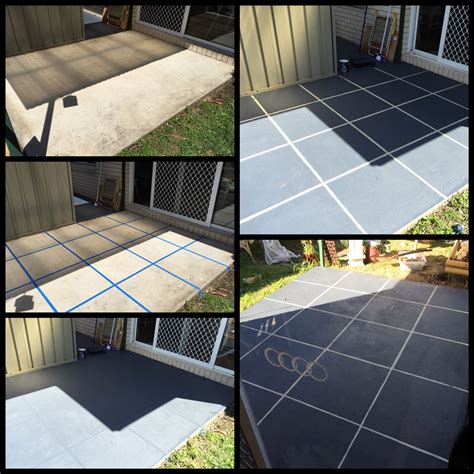 Diy Patio Revamp Give Your Concrete Patio Floor A Whole New Look With