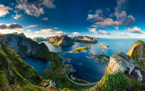 Reinebringen Norway Stunning Landscape Wallpaper Download 5120x3200