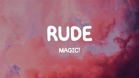 Rude Magic Lyrics Youtube