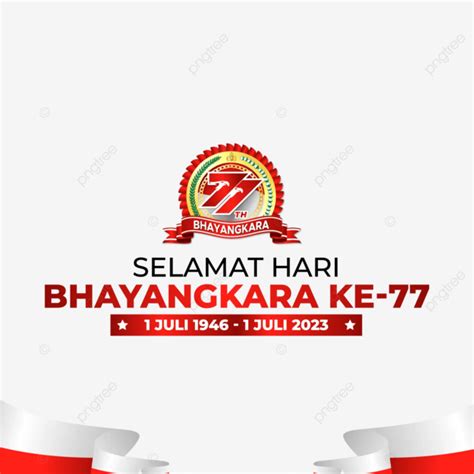 Logo Pondok Bhayangkara 77th 2023 Vektor Hut Bhayangkara Ke 77 Logo