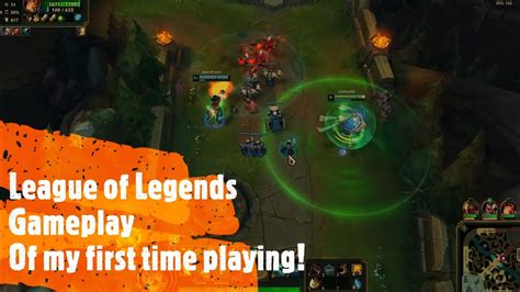 League Of Legends Gameplay First Time Playing Youtube