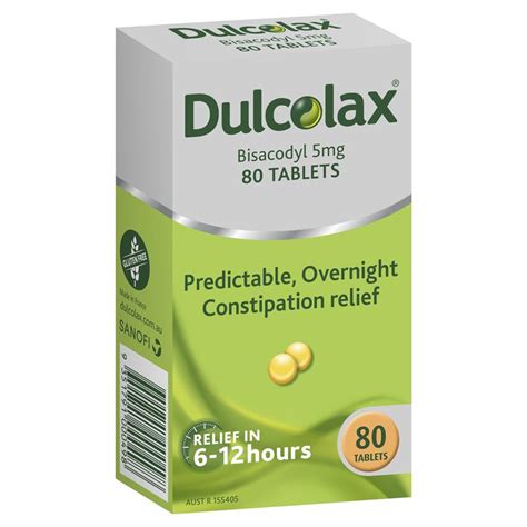 Buy Dulcolax Laxatives 5mg Tablets For Constipation Relief 80 Pack Online At Epharmacy®