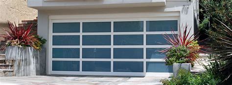 Contemporary Full View Glass Garage Doors Glass Designs