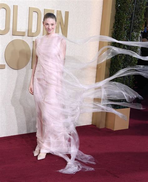Hunter Schafer Was An Ethereal Vision In A Translucent Gown At The