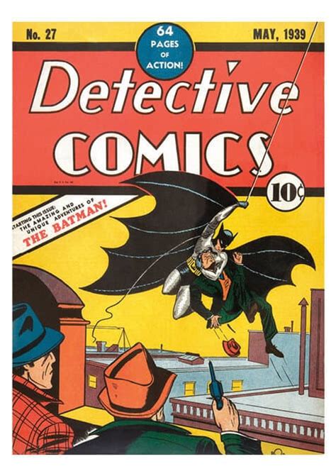 Detective Comics No 27 May 1939 Vintage Detective Comic Cover