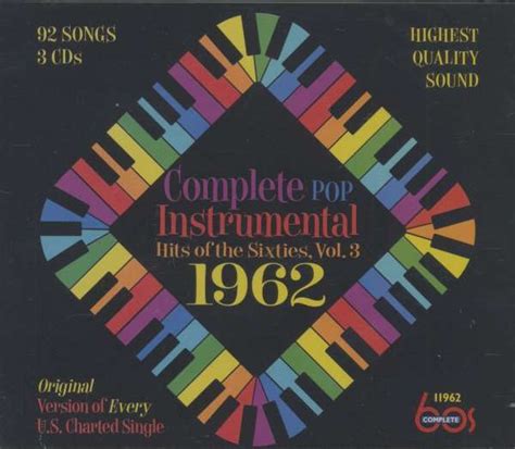 Complete Pop Instrumental Hits 1962 3 Cd Cd Jpc
