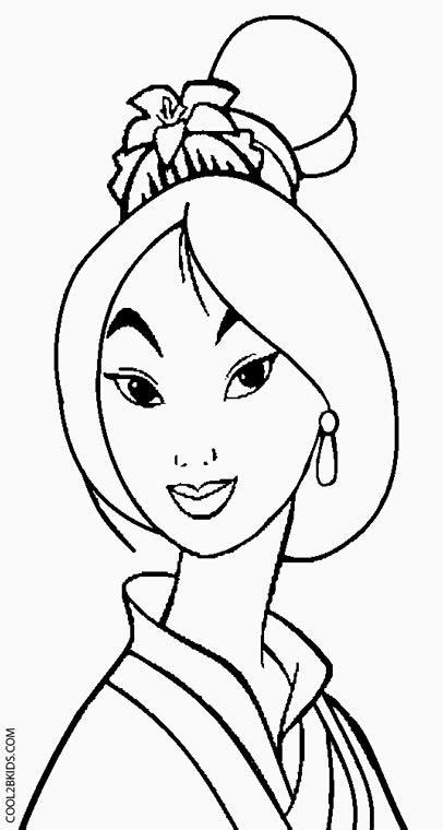Printable Mulan Coloring Pages For Kids Cool2bkids