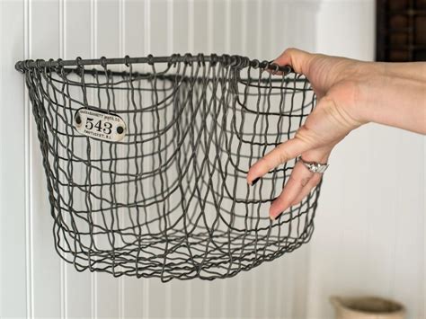 After spending 38 hours on research and considering 60 models, we've found that rustic brown metal wire 3 tier wall mounted kitchen fruit produce bin rack / bathroom towel baskets is the best hanging storage baskets with score. Easily Boost Bathroom Storage With Wall-Mounted Baskets | HGTV