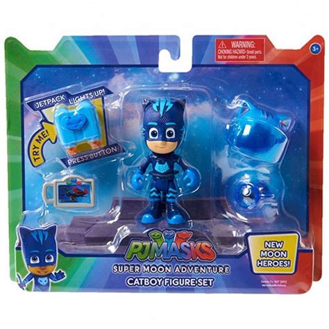 Super Aventura En La Luna Set De Figura De Los Pj Masks Juguetón El