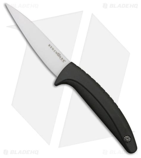 Benchmark Ceramic Paring Knife Black Rubber 4 Plain Blade Hq