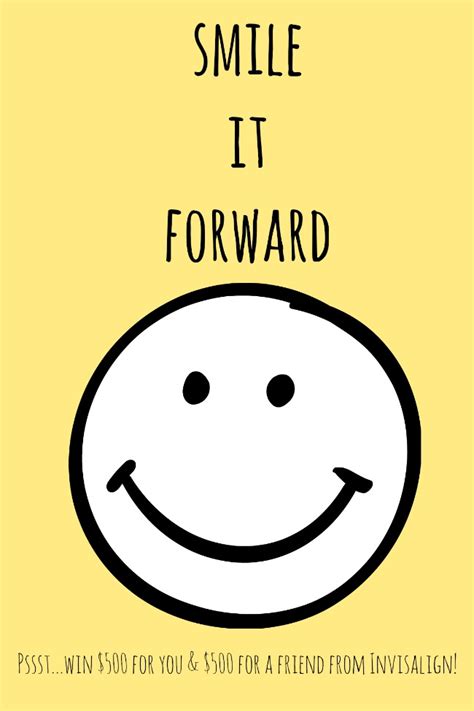 Smile It Forward Activity For Kids With Free Printable