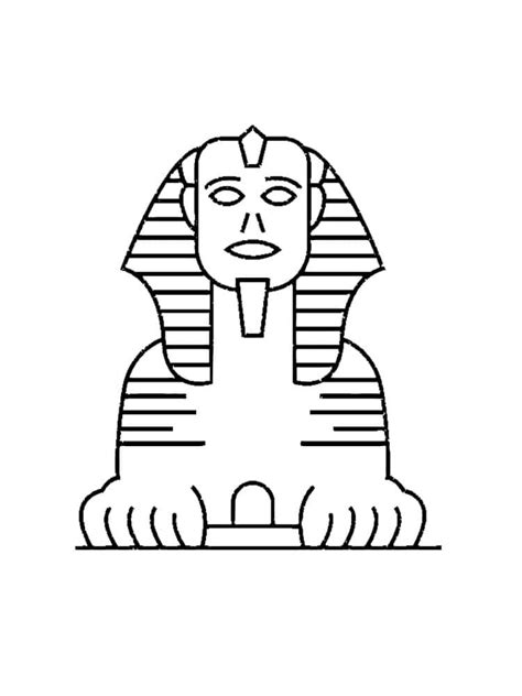 Desenhos De Esfinge Do Egito Para Colorir E Imprimir Colorironline Com