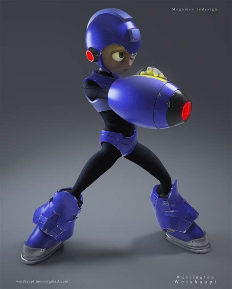 Megaman Redesign — Polycount