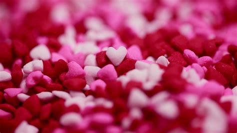 Valentines Day In Colorful Heart Sprinkles 5k Wallpaper Hd Wallpapers