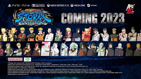 Naruto X Boruto Final Ninja Storm Connections Characters Trailer Game