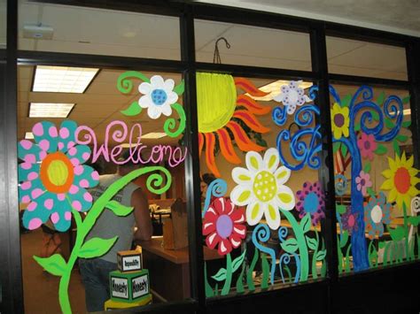 Best simple ideas how to decorate windows for christmas: silhouettes school murals | Window Murals | Classroom window, School murals, Elementary school ...