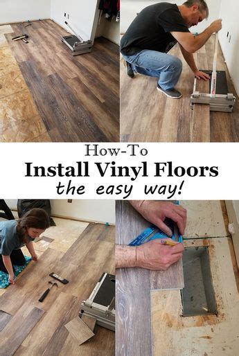 How to install vinyl flooring yourself. Installing Vinyl Floors - A Do It Yourself Guide | Diy flooring, Vinyl flooring, Installing ...