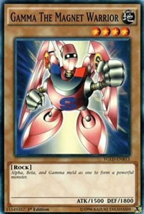 Gamma The Magnet Warrior King Of Games Yugis Legendary Decks Yugioh