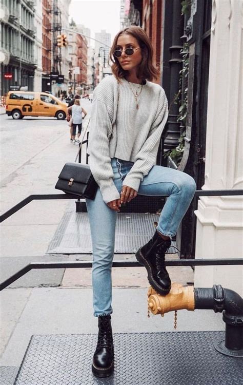 9 Stylish And Edgy Outfits With Combat Boots Cleo Madison