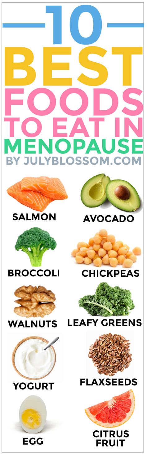 10 Best Foods To Eat During Menopause ♡ July Blossom