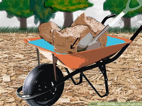 3 prune or thin out the bushes and trees growing in and around your lava rocks using. How to Clean Landscaping Rocks: 10 Steps - wikiHow