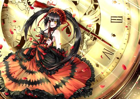 Date A Live Anime Girls Artwork Gun Tokisaki Kurumi Anime