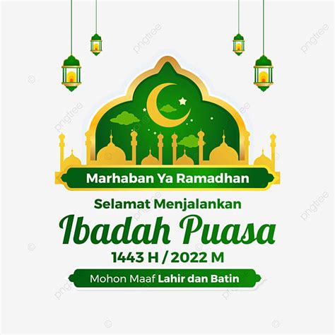 Gambar Selamat Menjalankan Ibadah Puasa Ramadhan 1443 H Salam Ramadhan