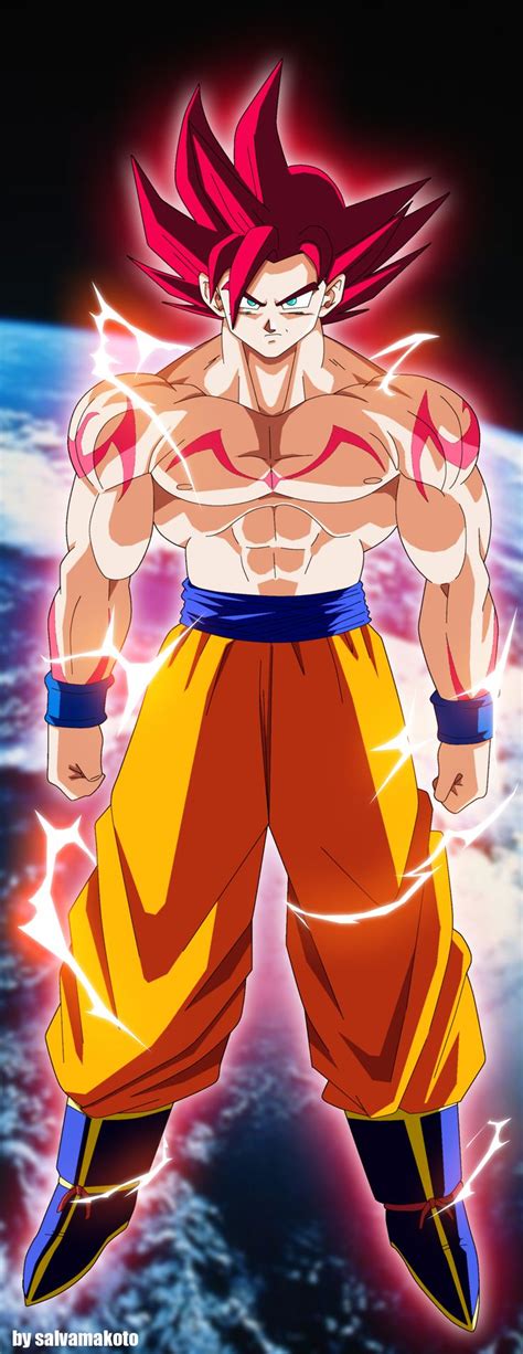 The Super Saiyan God By Salvamakoto On Deviantart Dragon Ball Z
