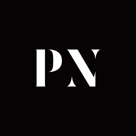 Pn Logo Letter Initial Logo Designs Template Vector Art At Vecteezy