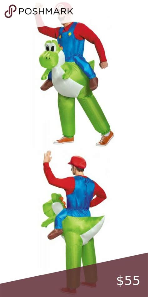 Mario Riding Yoshi Costume Adult Super Mario Broth