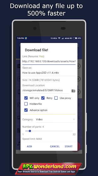 Idm lies within internet tools, more precisely download manager. IDM+ 9.4 Apk Mod Free Download for Android - APK Wonderland