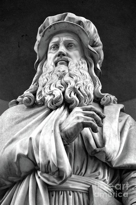 Leonardo Da Vinci Statue At Uffizi Gallery 9620 Photograph By Jack