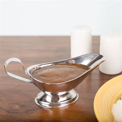Stainless Steel Gravy Boat 5 Oz Container