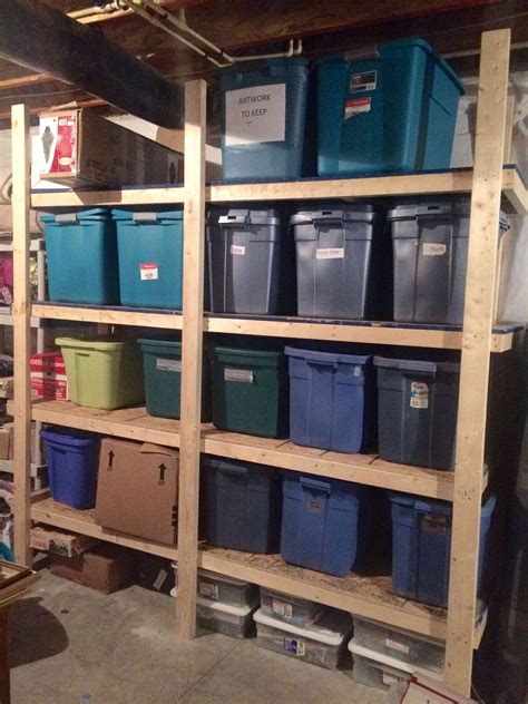 Diy Garage Storage Bin Shelves Diys Urban Decor