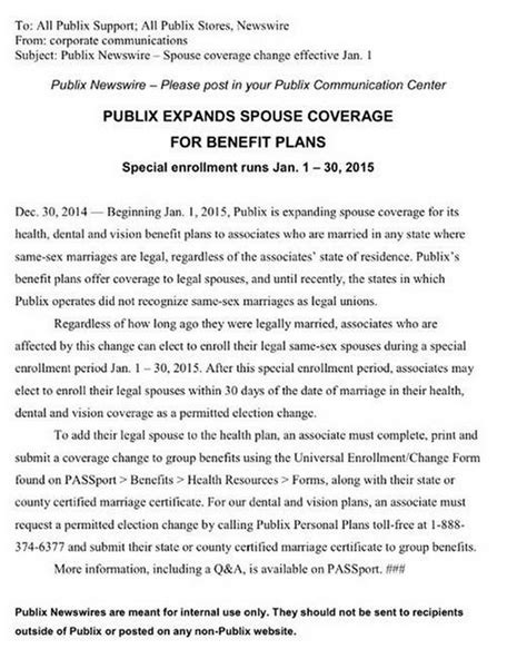 Publix To Insure Legally Married Same Sex Employee Couples Regardless Of State Laws Miami