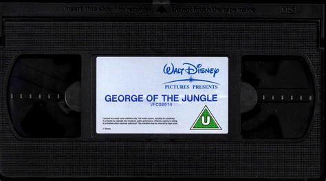 George Of The Jungle Uk Vhs 2003 Cover Buena Vista Home Entertainment