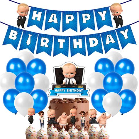 Buy Party Propz Boss Baby Theme Decorations Combo Set 52pcs With