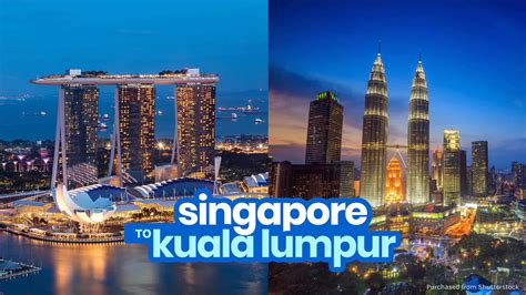 SINGAPORE TO KUALA LUMPUR by BUS or TRAIN Crossing the Border  The