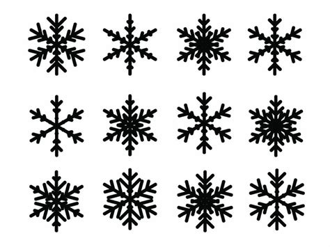 Simple Snowflake Vector Image And Cut Files Svg Png Jpeg Etsy Canada