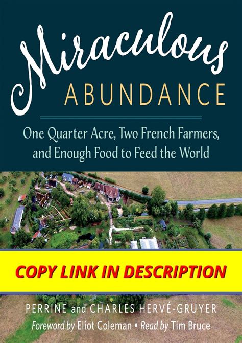 [PDF] eBook Miraculous Abundance One Quarter Acre Two French Farmers