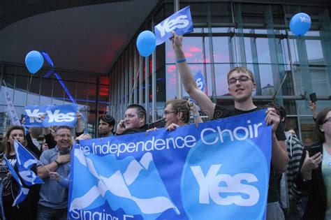 Scottish Independence Referendum Perth 2014 Editorial Image Image Of