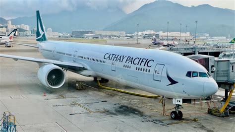 Cathay Pacific Business Class Review Boeing 777 300er Hong Kong To