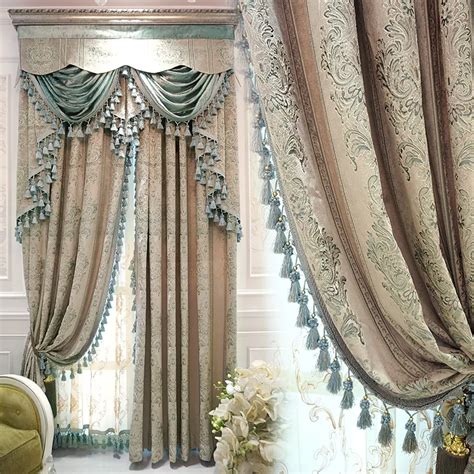 Luxury European Style Curtains Custom Luxury Simple Living Room Curtain