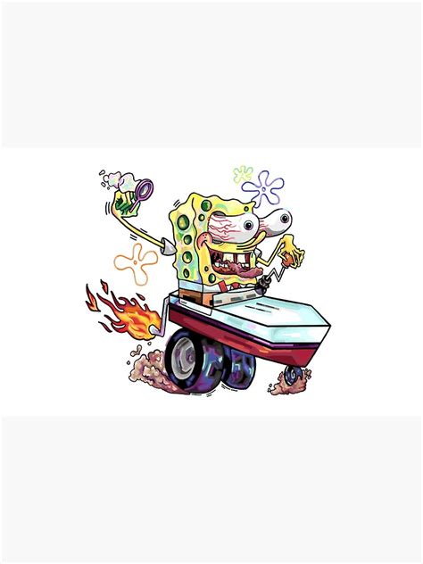 Spongebob Rat Fink Poster For Sale By Oliviamolly Redbubble