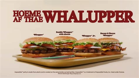 Whopper Ad But He Cant Sing Youtube