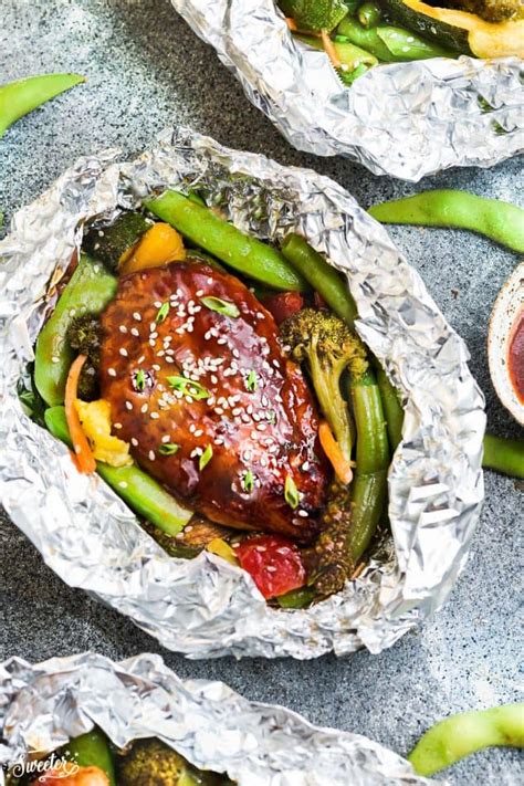 Teriyaki Chicken Foil Packets With Vegetables Life Made Sweeter