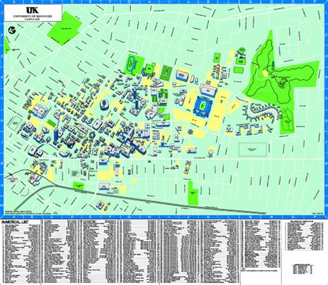 University Of Kentucky Interactive Campus Map United States Map