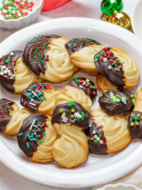 Easy Christmas Butter Cookies Ready In Minutes Drive Me Hungry
