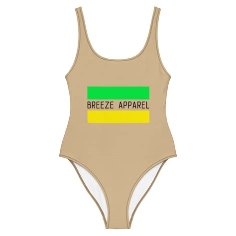 jamaican logo one piece swimsuit