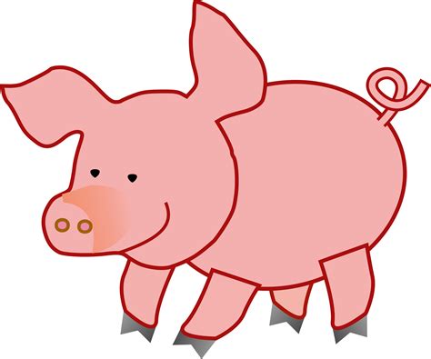 Cute Pig Clipart Dibujos Animales De La Granja Png Free Transparent